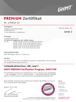 GHMT PVP Level2 P2 Zertifikat LWL Patchkabel E2000 E2000 LC SC APC OS2