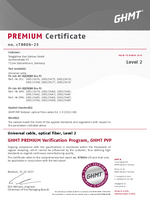 GHMT PVP Level2 P2 certificate FO fiber cable loose  tube 1x4 1x6 1x8 1x12 1x16 1x24