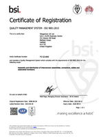 Quality Management System Certification ISO 9001 (UK)