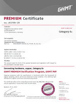 GHMT PVP certificate CH 6A AMJ-SL Modul Cat.6A