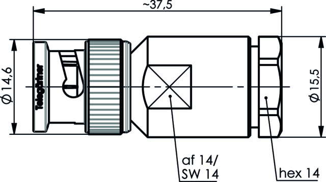 H155 Twin Kabel Konfigurator - N Stecker / SMA Stecker